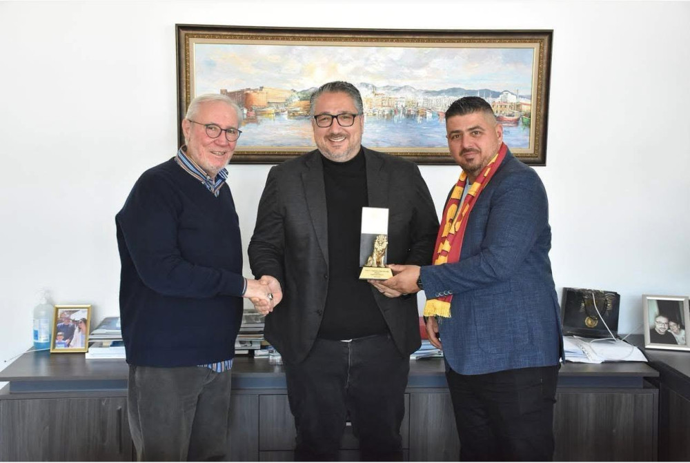 Galatasaray Taraftar Derneği Şenkul’u ziyaret etti